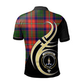 Clan Charteris Tartan Polo Shirt - Believe In Me Style IG95 Charteris Tartan Tartan Polo